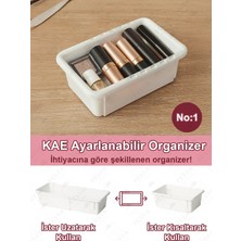 UltraMint Genişleyebilir Makyaj Organizeri, Ayarlanabilir Modüler Çekmece Içi Düzenleyici