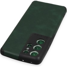 Kayem Kay  Samsung Galaxy S21 Ultra Kılıf Loop Deri Silikon - Yeşil 56487