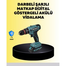 Zero Land Xmpdby Dijital Ekranlı Matkap Seti Çift Akülü