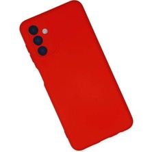 Kayem Kay  Samsung Galaxy A04S Kılıf Nano Içi Kadife Silikon - Kırmızı 56487