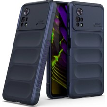 Kayem Kay  Xiaomi Poco X4 Pro 5g Kılıf Optimum Silikon - Lacivert 56487