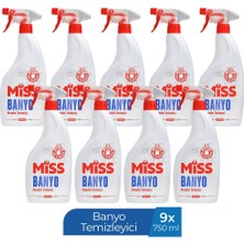 Miss Banyo Temizleyici Spreyli 750 ml X9