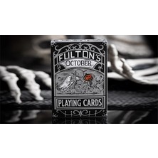 Fulton's Playing Cards Fulton’s October Tombstone Grey Oyun Kartı