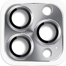 Kayem Kay  iPhone 16 Pro Max Pers Alüminyum Kamera Lens - Gri 56487