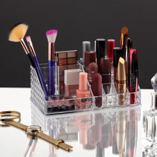 UltraMint Çok Bölmeli Makyaj Organizeri, Şık ve Pratik Saklama Çözümü