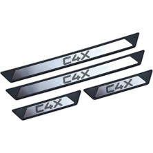 A&G Tuning Citroen C4X Kapı Eşik Koruması 4 Parça