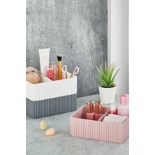 UltraMint 2’li Bölmeli Makyaj ve Banyo Düzenleyici Organizer Kutuları