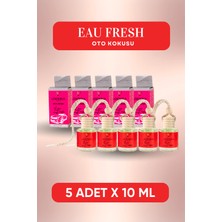 Lorinna Paris Eau Fresh Parfümlü Oto Kokusu 5X10 ml