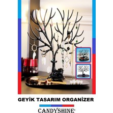 UltraMint Siyah Geyik Tasarımlı Takı ve Mücevher Organizer, Şık ve Kullanışlı Koleksiyon