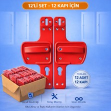 Life360 Bariyerli Kapı Kolu | Çocuk Güvenlikli | Okul ve Kreşler Için | 12’li Kurumsal Set | Kırılmaz