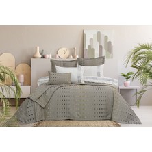 Calantha Home Collection Loren 8 Parça Çift Kişilik Çeyiz Seti Gri 240 x 260 cm