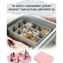UltraMint Çok Bölmeli Çekmece Içi Makyaj ve Takı Organizer, Düzenli Saklama Sağlar