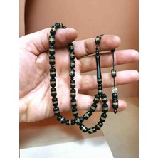 İnan Tesbih 7X11.5MM Kapsül Kesim Sarı Pirinç Sarma Imzalı Model Kuka Tesbih