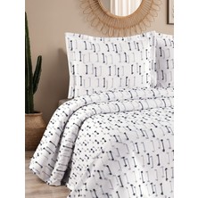 Calantha Home Collection Luna 3 Parça Çift Kişilik Pike Takımı Lacivert 230 x 240 cm