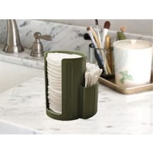 UltraMint Pamuk ve Kulak Çubuğu Organizer, Pratik Banyo ve Makyaj Saklama Kutusu