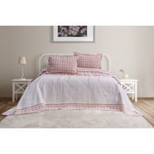Calantha Home Collection Marin 3 Parça Çift Kişilik Pike Takımı Kiremit 240 x 260 cm