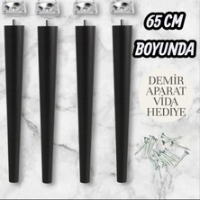 65 cm Siyah Orta Sehpa Masa Ayağı