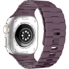 Rdbydn Newface Apple Watch Ultra 49MM Wowen Kordon - Bordo