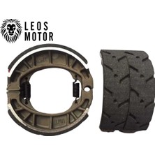 Leos Motor Mondial Cg Motorsiklet Uyumlu Desenli Model Arka Fren Balatası Çelik Jant
