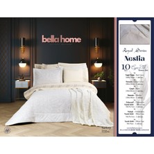 Bella Home 10 Parça Neslia Lüks Çeyiz Seti | %100 Pamuk | Şık & Zarif Tasarım | Yumuşak Dokulu
