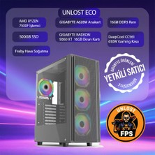 Tebilon Amd 7500F-GIGABYTE Radeon Rx 9060 Xt Gamıng Oc 16GB-GIGABYTE A620M-H-16GB DDR5-500GB- Oem Paket