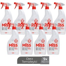 Miss Derz Temizleyici Spreyli 750 ml X9