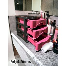 UltraMint Çok Amaçlı Çok Gözlü Makyaj Organizeri, Renkli ve Şık Çekmeceler