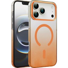 Rdbydn Newface Apple Iphone 17 Pro Glossy Magsafe Kapak - Turuncu