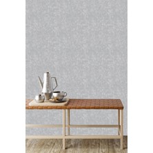 Golden DUVAR KAĞIDI - BORDÜR Beton Desen Yüzeyi Kabartmalı Nonwoven Silinebilir 5,2m² Duvar Kağıdı