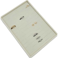 UltraMint Küçük Boy Süet Kumaş Batırmalı Yüzük Düzenleyici 24-17,5 cm
