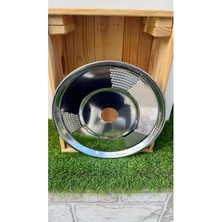 Panda Hediyelik Krom Büyük Boy Nargile Tepsisi