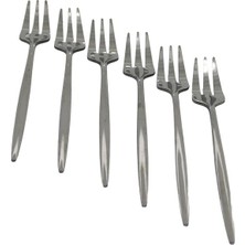 Veralya 6pcs Metal Tatlı Çatal
