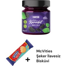Kms Home Harras Şeker Ilavesiz Karadut Reçeli 275 gr + Mc Vities Şeker Ilavesiz Bisküvi