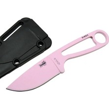 Eco Port Izula Esee 51455PNK Pembe Kamp Bıçağı 16 cm - Komple Metal, Plastik Kılıflı