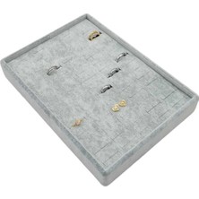 UltraMint Mini Süet Kumaş Yüzük Düzenleyici, 24-17,5 Cm, Şık ve Kullanışlı
