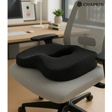 Chaprin Ortopedik Visco Oturma Minderi – Ergonomik Oturma Simidi | Siyah