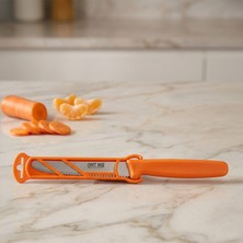 Cavit Inox Sebze Bıçağı Dişli Domates Bıçağı Turuncu