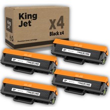 Kingjet Hp Uyumlu (106A) W1106A Standart Kapasiteli (4'lü Paket) Çipli Muadil Toneri | 107W