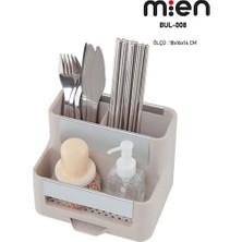 Mien Premium Kaşıklık 18×16×14 cm | Şık ve Dayanıklı Tezgah Üstü Kaşıklık