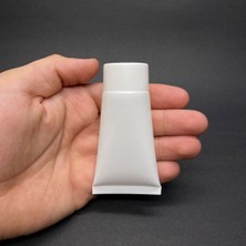 UltraMint Beyaz 30ML Krem ve Lipgloss Tüp Seti, Vidalı Kapaklı, Çoklu Paket