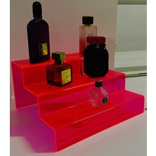 UltraMint 3 Katlı Merdiven Stand (30CM) Güvenli ve Sağlam Çok Katlı Raf