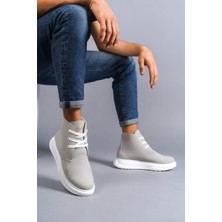 Zapatos SLW204 Franca Bağcıklı Süet Erkek Spor Bot Sbt - Gri