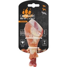 M-Pets Carnivore But Şeklinde Pastırma Aromalı Kemik Köpek Oyuncağı 12.4x6.1x3.5 cm Turuncu