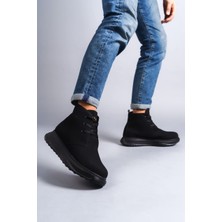 Zapatos SLW204 Franca Bağcıklı Süet Erkek Spor Bot Sst - Siyah