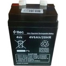 MiraLive 4V 6 Ah Kuru Bakımsız Akü