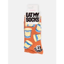 Eat My Socks We Are Happy Serve You Yetişkin Çorap
