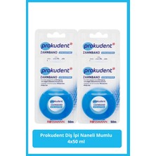 Prokudent Naneli Mumlu Diş İpi 4 Adet 50 ml Özellikli Ferahlatıcı Aroma