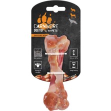 M-Pets Carnivore Savoury Bone Pastırma Aromalı Kemik Köpek Oyuncağı 14.5x5.1x5 cm Turuncu