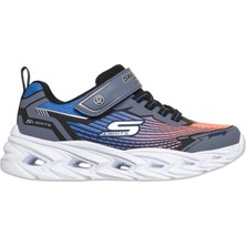 Skechers Vortex 3.0 Büyük Erkek Çocuk Siyah Işıklı Spor Ayakkabı 400590L Bbor