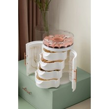 UltraMint 4 Çekmeceli Çift Kapaklı Lüks Takı ve Mücevher Kutusu